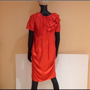 Marni silk midi dress